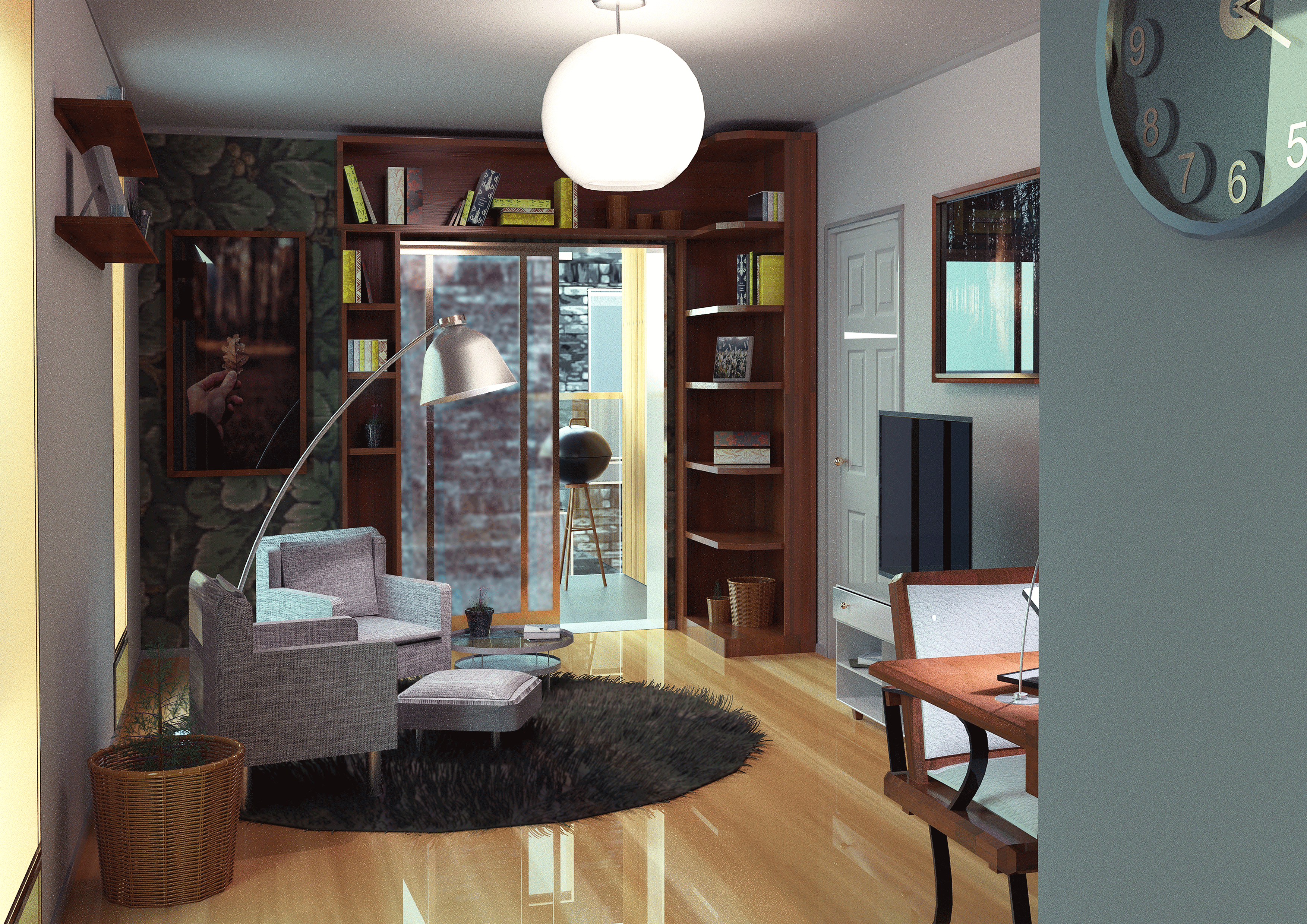 3D visualisation, interior